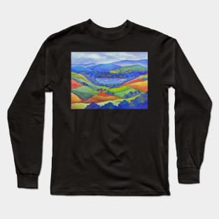 View from Sutton Bank Long Sleeve T-Shirt